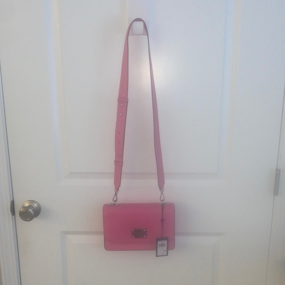 DKNY Vibrant Pink Crossbody Bag